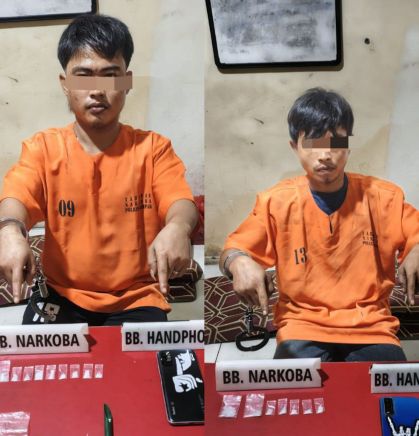 Polres Kampar Tangkap Dua Pelaku Narkoba,  Pemasok dan Pengedar